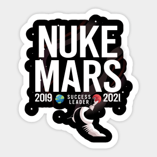 Nuke Mars Sticker